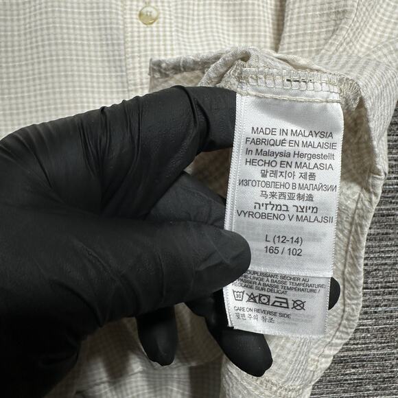 Exoficcio Shirt Women's L Plaid White Long Sleeve Button Up Outdoor Vent - Picture 10 of 16